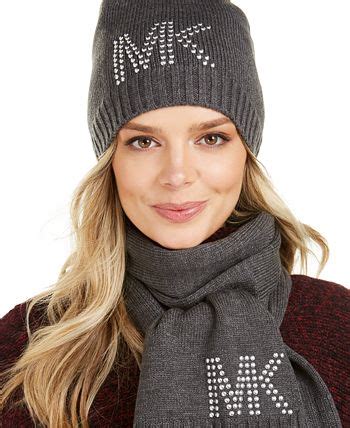 michael kors women cap|Michael Kors hat and scarf.